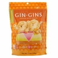The Ginger People, Gin Gins, имбирные пряные леденцы, сладкий имбирь, 3,5 унции (100 г)