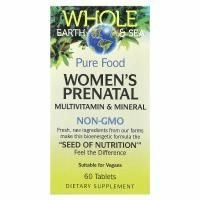 Natural Factors, Whole Earth & Sea, витамины и минералы для беременных женщин, 60 таблеток