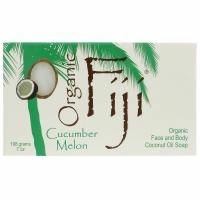 Organic Fiji, Лосьон для тела и лица с органическим кокосовым маслом, огурец и дыня, 7 унций (198 мл)