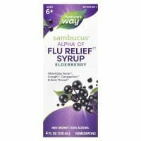 Nature's Way, Sambucus, Alpha CF, мультисимптомное средство от Flucare, с бузиной, 120 мл (4 жидк. унц.)