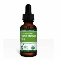 Gaia Herbs, Сертифицированная органическая лоза пассифлоры 1 жидких унции (30 мл)