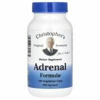 Christopher's Original Formulas, Формула для надпочечников, 400 мг, 100 капсул в растительной оболочке