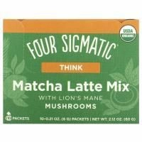 Four Sigmatic, Смесь для маття латте с грибами, 10 пакетиков, по 0,21 унции (6 г) каждый