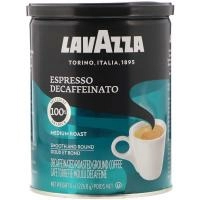 LavAzza Premium Coffees, Молотый кофе без кофеина, эспрессо, 8 унций (226,8 г)