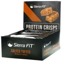 Sierra Fit, протеиновые чипсы, соленый ирис, 12 батончиков, 56 г (1,98 унции) каждый