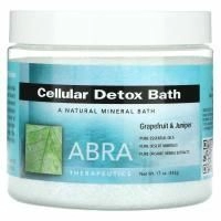 Abra Therapeutics, Ванна для детоксикации клеток, грейпфрут и можжевельник, 17 унций (482 г)