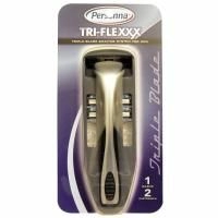 Personna Razor Blades, Tri-Flexxx, мужской станок для бритья с тремя лезвиями, 1 станок, 2 касеты