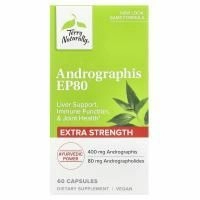 Terry Naturally, Andrographis EP80, Особая сила, 60 капсул