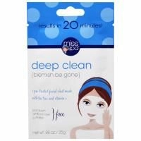 Miss Spa, Deep Clean, 1 Маска для Предварительной Обработки Кожи Лица