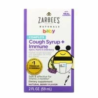 Zarbee's, Baby Cough and Immune, Natural Berry Flavor, 2 FL OZ. (59 mL)
