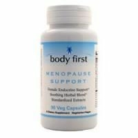 Body First, Поддержка менопаузы 90 вегетарианских капсул