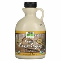 Now Foods, Real Food, Органический кленовый сироп, класс А, средний янтарный, 32 жидкие унций (946 мл)