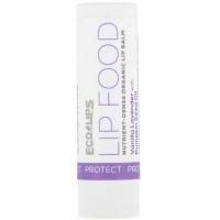 Eco Lips, Lip Food, защита, органический бальзам для губ, ваниль, лаванда и масло семян тыквы, 4,25 г (0,15 унции)