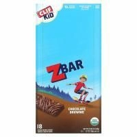 Clif Bar, Clif Kid, Z Bar, органические батончики, со вкусом шоколадного брауни, 18 батончиков, 36 г (1,27 унции) каждый