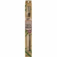 The Dirt, Bamboo Toothbrush with Charcoal Bristles, 1 Toothbrush
