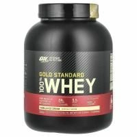 Optimum Nutrition, Золотой стандарт, 100% пшеница, ванильное мороженое, 2270 г (5 lb)