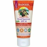 Badger Company, Active Kids, Солнцезащитный крем с оксидом цинка, SPF 30, мандарин и ваниль, 2.9 жидких унций (87 мл)