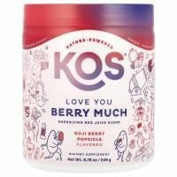 KOS, Love You Berry Much, энергетическая смесь красных соков, фруктовый лед из ягод годжи, 391,6 г (13,81 унции)