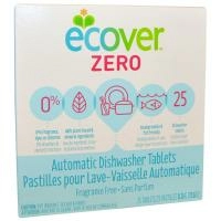 Ecover, Zero, таблетки для автоматических посудомоечных машин, без ароматизаторов, 25 таблеток, 17,6 унции (0,5 kg)