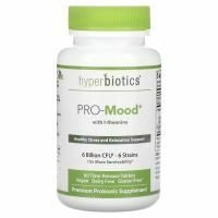 Hyperbiotics, GBX-Focus, Gut-Brain Connection, 6 млрд КОЕ, 60 запатентованных таблеток постепенного высвобождения