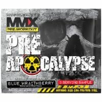 MuscleMaxx, ДО АПОКАЛИПСИСА, перед тренировкой, аргинин + таурин + креатин + бета-аланин, ежевика, 3 порций-образцов (0,68 унц.) (19,2 г)