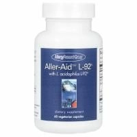 Allergy Research Group, Aller-Aid L-92 с L. Acidophilus L-92, 60 вегетарианских капсул