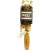Bass Brushes, Расческа для волос в классическом круглом стиле, 100% из щетины кабана, полукруг, деревянная ручка, 1 шт