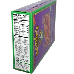 Annie's Homegrown, Органические фруктовые закуски, Берри патч, 5 пакетиков, 0,8 унции (23 г) каждый