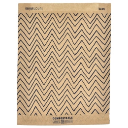 Lunchskins, бумажные пакеты для сэндвичей, размер XL, с защитной пленкой, 50 шт.