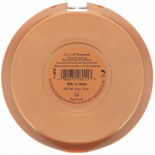 Prestige Cosmetics, Подсолнечник Сияющая бронзирующая пудра, Земля, 20 г(.70 унции)