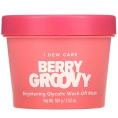 I Dew Care, Berry Groovy, осветляющая смываемая гликолевая маска для лица, 100 г (3,52 унции)