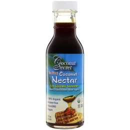 Coconut Secret, Традиционный кокосовый нектар, подсластитель с низким гликемическим индексом, 355 мл (12 ж. унц.)