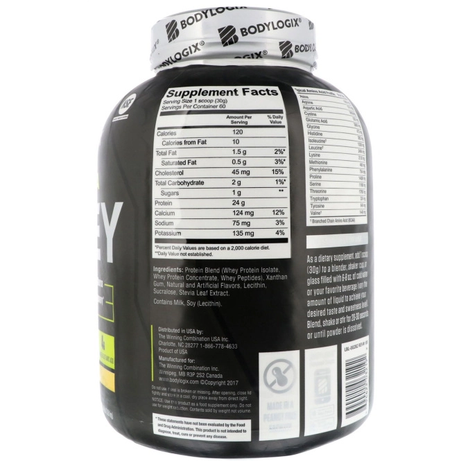 Bodylogix, Ultra Whey, Banana Cream, 4lb (1.8 kg)