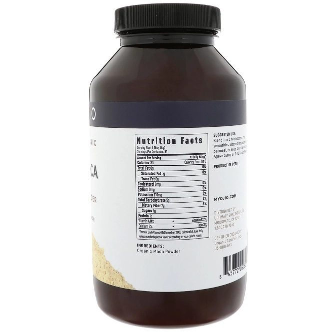 Ojio, Органический порошок мака, 8.8 унц. (250 г)