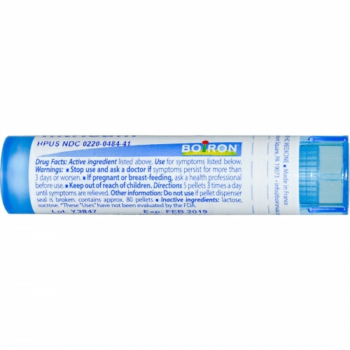 Boiron, Single Remedies, Аргентум нитрикум, 6C, прибл. 80 гранул