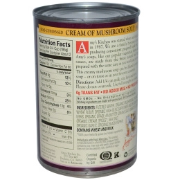 Amy's, Органические супы, грибной суп-пюре, 14,1 унций (400 гр)