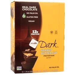 Nugo Nutrition, NuGo Dark батончик Чашка арахисового масла 12 батончиков