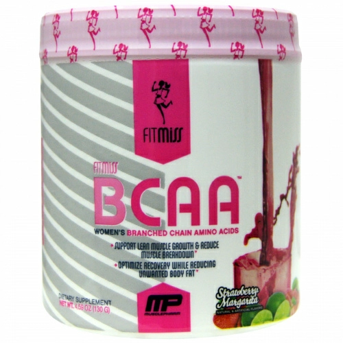 FitMiss, BCAA, женские аминокислоты с разветвленной цепью, клубничная маргарита, 5,6 унций (159г)