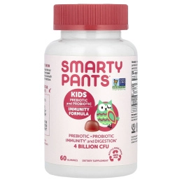 SmartyPants, Kids Probiotic Complete, клубничный крем, 4 миллиарда КОЕ, 60 жевательных конфет