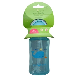 i play Inc., "Зеленые ростки", бутылка для воды, синяя, 300 мл