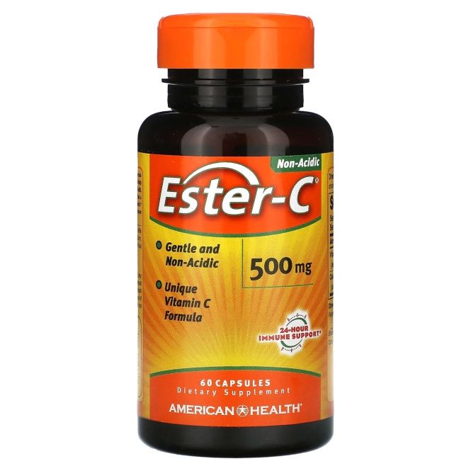 American Health, Ester-C, 500 мг, 60 капсул