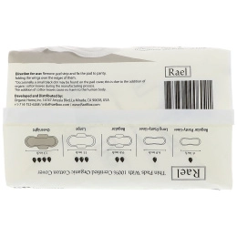 Rael, Органические тонкие прокладки, Ночные, 8 прокладок