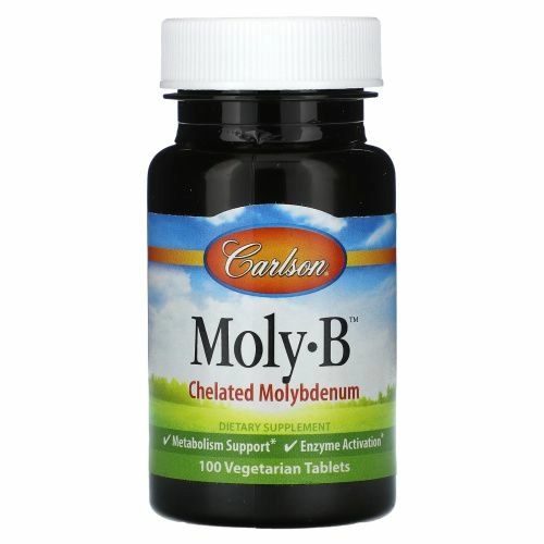 Carlson, Moly-B, 100 вегетарианских таблеток