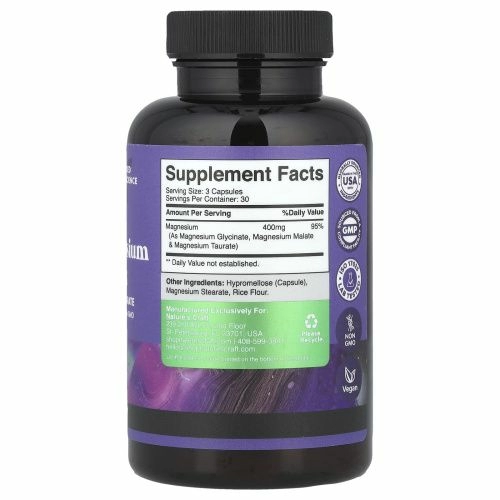 Nature's Craft, Triple Magnesium Complex, 90 капсул