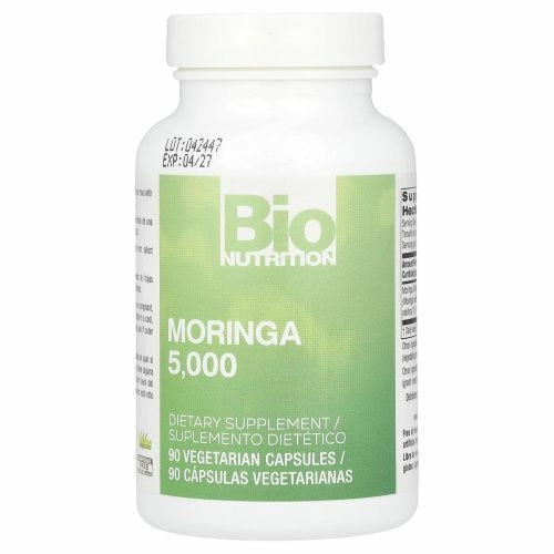 Bio Nutrition, Суперпродукт Моринга, 5000 мг, 90 растительных капсул
