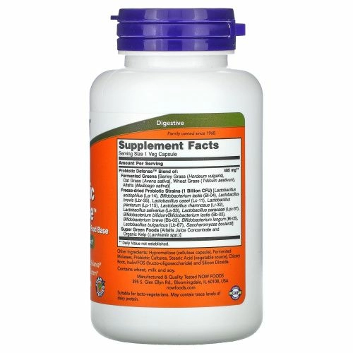 Now Foods, Probiotic Defense, 90 вегетарианских капсул