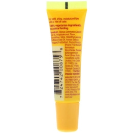 Alba Botanica, Прозрачный блеск для губ, с ароматом ананаса, 0.42 унций (12 г)