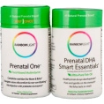 Rainbow Light, Пренатальные мультивитамины Prenatal One plus Prenatal DHA Smart Essentials, на 1 месяц (30 таблеток + 30 желатиновых капсул)