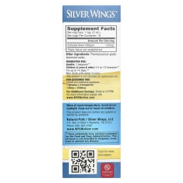 Natural Path Silver Wings, Коллоидное серебро, 250 частей на миллион, 2 жидких унции (60 мл)