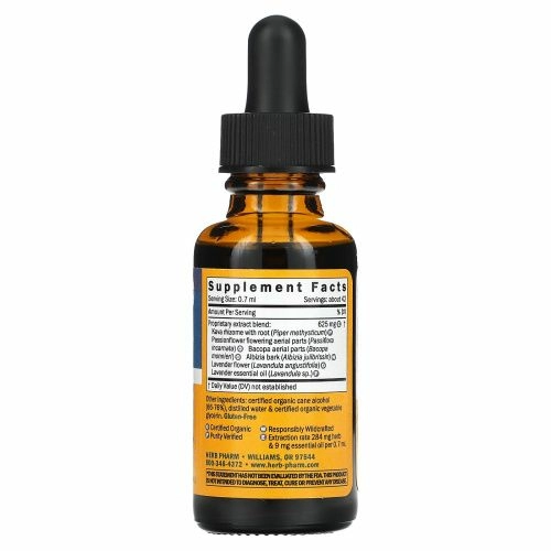 Herb Pharm, Anxiety Soother, 1 жидкая унция (29,6 мл)